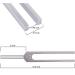 Cross Canada 512 Hz Tuning Fork (C-512) 512 CPS Medical Tuning Fork with for evaluating Hearing vibratory Sensation Peripheral Nervous System and for Facilitating Bone Conduction Tests - Buy Online on GoSupps.com