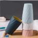 Cabilock 2pcs Portable Toothbrush Cup Set - Light Blue Travel Gargle Cup & Holder for Home & Travel | International Shipping Available - Buy Online on GoSupps.com