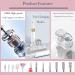 Electric Cordless Manicure sets Electric Nail Drill kit 12 in 1 Electric Nail drill 3 Adjustable Speeds 18000 RPM 12 Drill Bits Rechargeable Electric Manicure & Pedicure Kit for Acrylic Nails Gel. Design for Home Travel Gifts white - Buy Online on GoSupps.com