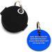 Personalized Dog Brand Pocket with Push Button - Engraved Synthetic Leather Tags in Blue Black Red Yellow | 30mm Control Space - Buy Online on GoSupps.com