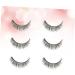 Beaupretty Natural Eyelashes 3 Pair fake eyelash false eyelash 3d eyelashes make up Dense Eyelashes - Buy Online on GoSupps.com