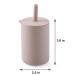 PandaEar Mini Silicone Training Cup | Spill Proof Drinking Bottle | BPA Free | Unbreakable | Pink | 4 Months - Buy Online on GoSupps.com