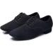 HIPPOSEUS Men's Ballroom Dance Shoes Latin Tango Rumba Low Heel - Black Suede Sole | Model M2 7.5 - Buy Online on GoSupps.com
