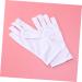 DOITOOL Cotton Glove Manicure Glove 1 Pair manicure gloves UV shield glove half-finger gloves anti UV glove nail short white Gel Manicure Gloves Silicone Ear Display - Buy Online on GoSupps.com