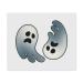 2 x 'Ghostly Ghosts' Microfiber Lens/Glasses Cloths (LC00021313)