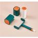 Square Lint Roller for Pet Hair - Extra Sticky with 6 Refills | Large Surface Fur Removal Tool for Furniture & Clothes - Green - Buy Online on GoSupps.com
