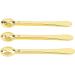  TITA-DONG Set of 3 eye cream massage sticks mini metal cosmetic spatulas eye and facial cream applicator spatula diamond-shaped head to promote absorption - Buy Online on GoSupps.com