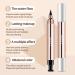 O'CHEAL 2 in 1 Professional Black Liquid Eye Liner Pencil for Women - Wing Cat Eyes Stamp Eyeliner for Precise or Smudged Look - Buy Online on GoSupps.com