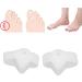 Akozon Bunion Corrector & Toe Separator Pain Relief Pads - White - Buy Online on GoSupps.com