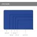 Reopet Silicone Pet Feed Mats - Waterproof Dog & Cat Mats with Elevated Edges - 47x30 cm (1 Pack) - Navy Blue - Buy Online on GoSupps.com