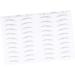 FOMIYES 4 Sheets Pairs Makeup Stickers Realistic Waterproof Imitation Eyebrows Cosmetic Supplies Hair Miss - Buy Online on GoSupps.com