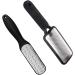 Lurrose Pedicure Foot File - 2 Piece Stainless Steel Foot Scrubber for Hard Skin Removal on Wet & Dry Feet - Perfect for Smooth Feet - Buy Online on GoSupps.com