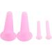 4PC Silicone Massage Cups Set - Moisture Absorption Cupping Therapy for Body Care & Daily Household Use (Pink) - Buy Online on GoSupps.com