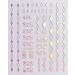 JMEOWIO Glitter Holographic Nail Art Stickers - 12 Sheets Self-Adhesive Decals for Stunning Nail Designs | Aurora Nail Supplies & Decorations - Buy Online on GoSupps.com