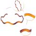 Set of 2 Women Girls Hard Plastic Headband Hair Hoop Black and Brown High-grade Headwear Hairband (Style E#) - Buy Online on GoSupps.com