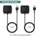 Fitbit Versa 2 Charger Replacement Cable Dock 2 Pack with 3.3ft USB Cord - for Versa 2 Smart Watch - Buy Online on GoSupps.com