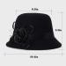 Glamorstar Vintage Felt Cloche Hat - Winter Floral Fedora Bucket Hat in Black - Buy Online on GoSupps.com