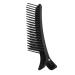 BIUDECO Hair Salon Clip Hair Styling Clip Hair Sectioning Clips Parting Comb Clips Hair Parting Tools Nonslip Hair Clips Hair Clips for Styling Hair Styling Clamps Sectioning Hair Clips 14.20X3.00X2.30CM Black