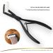 FUWIND Tape in Hair Extensions Pliers Stainless Steel Flat Extensions Tape Sealing Clamp Pliers Tool - Buy Online on GoSupps.com