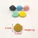 24pcs Mini Cute Animal Silicone Shell Bead Set for DIY Beading - Mix Color 12pcs - Buy Online on GoSupps.com