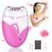 Uraqt epilator women epilator for hair removal with massage rolls gentle long -lasting epilator women razor razor attachments for body peeling cleaning bag gift woman (pink)