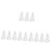 Toddmomy Tools 12 Pcs Vegetable Shaping Mold Fruit Garden Cucumber Molds Vegetable Grow Mold Stereotypes Shaper Toaster Oven