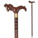 Walking Stick Wooden Leading The Elderly Cane Redwood Crutches Non-Slip Solid Wood Handle (C) powerfully