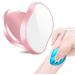 Crystal Hair Eraser, Magic Hair Eraser for Women and Men, Crystal Hair Remover Painless Exfoliation, Hair Removal Tool for Arms Legs and Back, Portable Mild Hair Remover, Reusable & Washable(Pink)