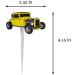 Yellow Classic Car Cupcake Party Decorations for Men Boys Car Themed Party Supplies - Buy Online on GoSupps.com