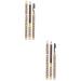 Angoily 4 Pcs Pencil Sharpener Eyebrow Shaper Brush Long Lasting Eyebrow Pencils Eyebrow Brush Engraving Pen 1 count (Pack of 1) As Shownx2pcs