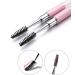 SKYPIA Eyelashes Comb Curlers Makeup Brush Mascara Brush Make Up Wands Eyebrow Brush with Cap Travel Accessories (PINK)  - Buy Online on GoSupps.com