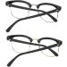 Stylish Half-Frame Blue Light Blocking Glasses for Eye Protection - International Shipping Available - Buy Online on GoSupps.com
