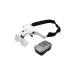 Headband Magnifier Head MountLighted Magnifying Glasses Headband Magnifier Glasses LED Magnifying Loupe Head Mount Magnifier 5 Lens Interchangeable for Reading Watch and Electronic Repair for Hobb