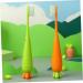 FRCOLOR 12 Pcs Kids Cartoon Carrot Toothbrush Set - Lovely Children's Toothbrushes for Healthy Teeth - Buy Online on GoSupps.com