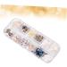 FRCOLOR Storage Box sequin outfit kit de manicura sequin suit nail nail decoration nail Jewelry kit nail nail Accessories manicure semicircle shell Storage Boxes - Buy Online on GoSupps.com