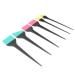 Vaguelly Pinceau Applicateur De Teinture Pour Cheveux Lot De 6 Pinceaux Pour Coloration Capillaire En Silicone Professionnel Pour Salon De Coiffure Et Coloration Domicile