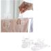 Clear Plastic Clip Pacifier Holder - 10pcs Badge Dummy Clips for Crafting & Trouser Tender Supplies - Buy Online on GoSupps.com