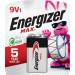 Energizer 522BP 9V Alkaline Battery - 12 Pack | Long-Lasting Power for All Devices | International Shipping Available - Buy Online on GoSupps.com