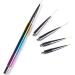 FOMIYES Nail Art Pens Nail Art Tool Set Nail Dotting Tools Nail Dust Brush Nail Drawing Pen Manicure For Nail Design - Buy Online on GoSupps.com