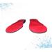 Didiseaon Flatfoot Insoles - Optimal Arch Support & Cushioning for Sports Shoes | Damping Shoe Inserts for Men & Women - Red - Buy Online on GoSupps.com