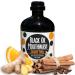 Coconut/Avocado/Sesame Oil Mouthwash Sweet & Delicious Orange Spice with Charcoal & Xylitol for Oil Pulling 15 oz Black Oil Mouthwash Glass Bottle (Orange Spice)