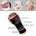 Faddare Copper Infused Wrist Support Sleeves - 1 Pair for Injury Recovery & Arthritis Relief (Left & Right Hand - Buy Online on GoSupps.com