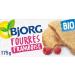 G n rique BJORG - Organic Raspberry Filled Biscuits 175g - Organic Gluten-Free Biscuits - Certified Delicious Treat - Pack of 4