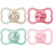 MAM Air 16+ "Skin Soft" silicone pacifier soft colours mix 4 pieces