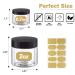 2oz Plastic Cosmetic Jars (Set of 48) | Clear Sample Containers for Cream, Body Butter, Lip Scrub | Free Labels & Spatulas | Travel Size with Black Lids - Buy Online on GoSupps.com