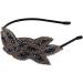 ericotry Women Flapper Headpiece 1920s Rhinestone Headband Retro Beaded Leaf Art Deco Hair Accessories for Costume Cosplay Party (Blue) - Buy Online on GoSupps.com
