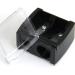 Dual Hole Eyeliner Sharpener with Cover - Portable Makeup Tool for Eyebrow and Eye Pencils - Buy Online on GoSupps.com