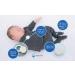 MonBaby Baby Breathing Movement Monitor with Temperature Tracking - Alerts to Smartphone for Baby's Safety - Buy Online on GoSupps.com