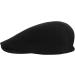 WETOO Men's Flat Cap Gatsby Newsboy Hat - Cotton Black - Buy Online on GoSupps.com