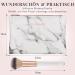 12-Part Rose Gold Makeup Brush Set | Foundation Powder & Eye Brushes with Chic Marble Storage Bag | Lily England Professional - Buy Online on GoSupps.com